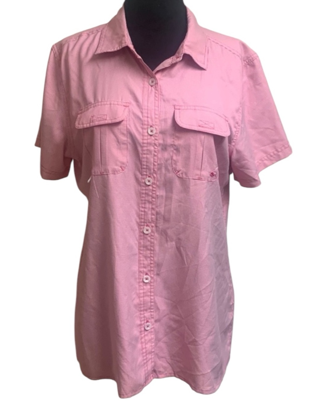 Cabela’s Mini Check Extra Lightweight Outdoor Shirt UPF 30